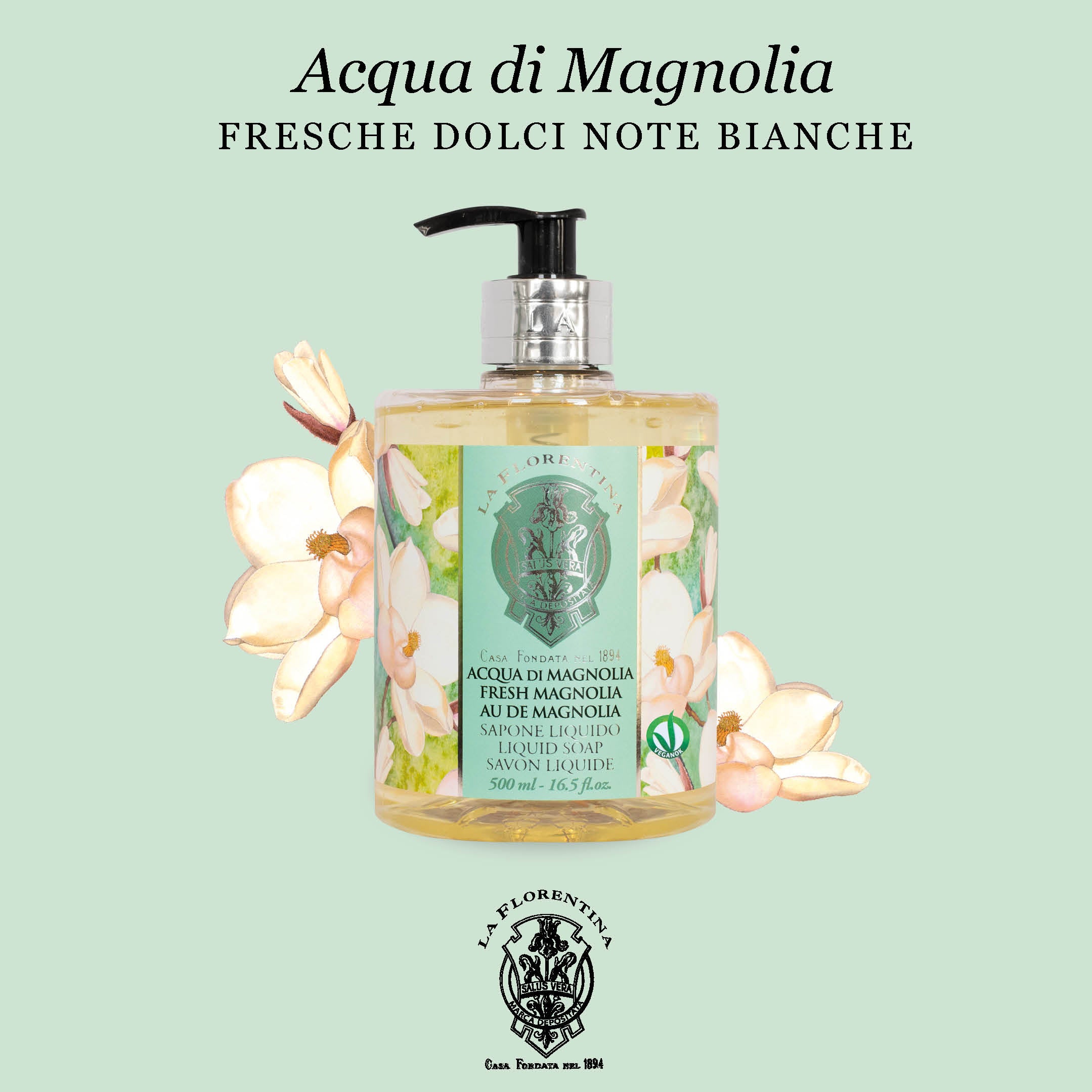 Mario Fissi La Florentina Flytende såpe 500ml - 7 dufter - Såpe - JK-Shop
