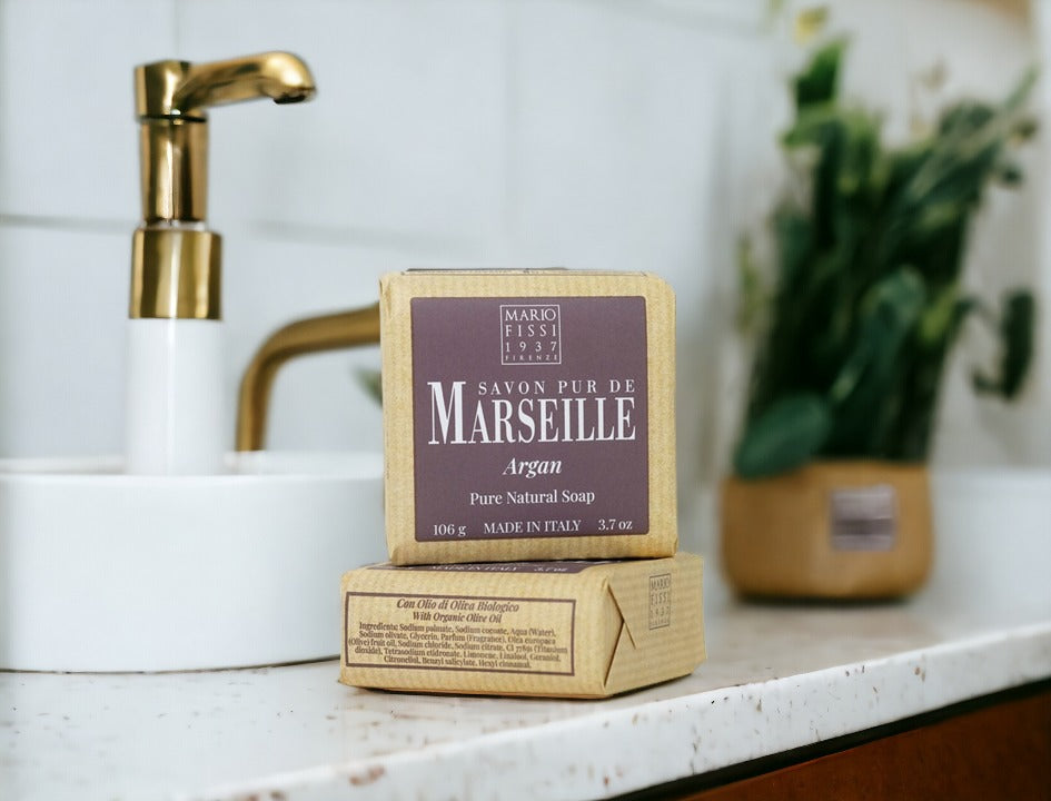 Mario Fissi Marseille Såpestykke 106g - 4 dufter - Såpe - JK-Shop