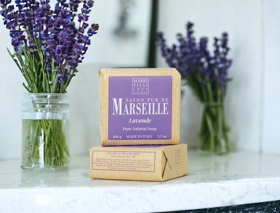 Mario Fissi Marseille Såpestykke 106g - 4 dufter - Såpe - JK-Shop