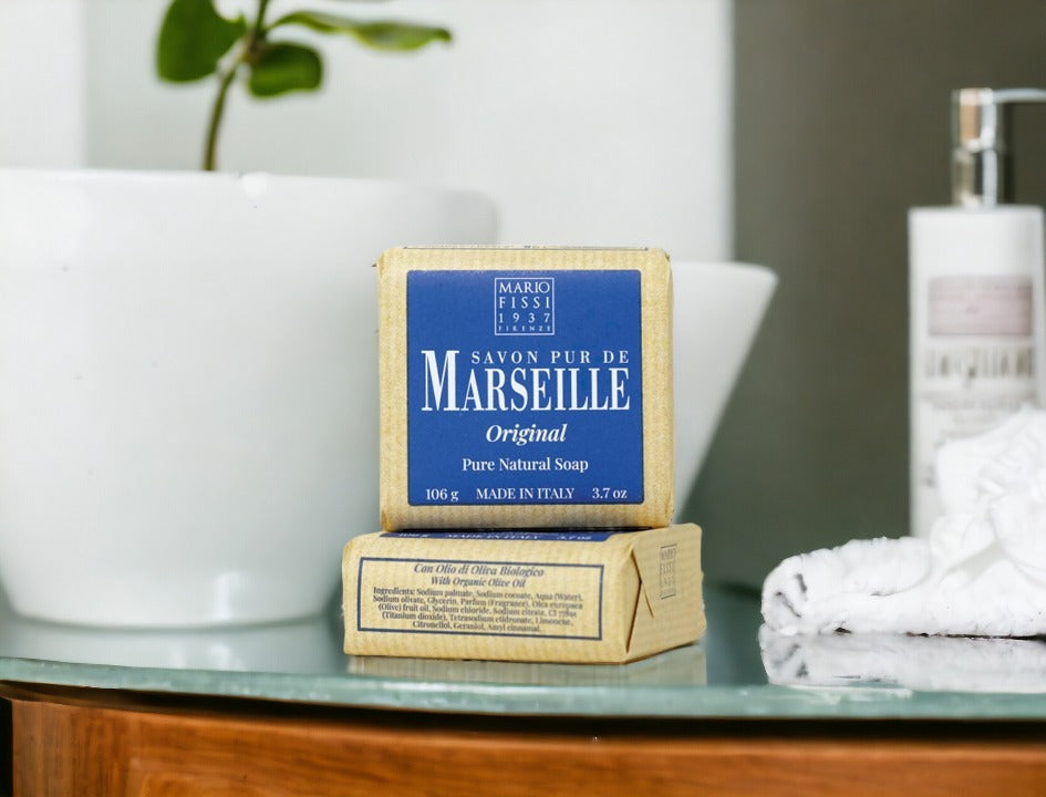 Mario Fissi Marseille Såpestykke 106g - 4 dufter - Såpe - JK-Shop