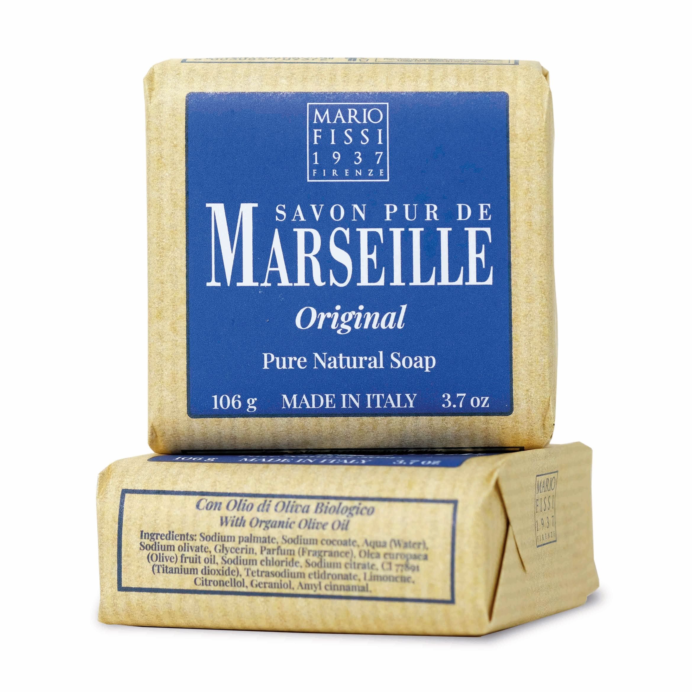 Mario Fissi Marseille Såpestykke 106g - 4 dufter - Såpe - JK-Shop