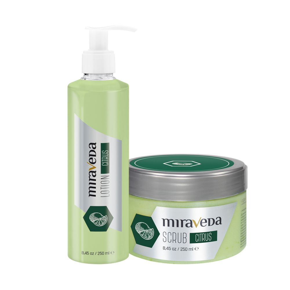 Miraveda Citrus Scrub 250 ml - Kroppsskrubb - JK-Shop