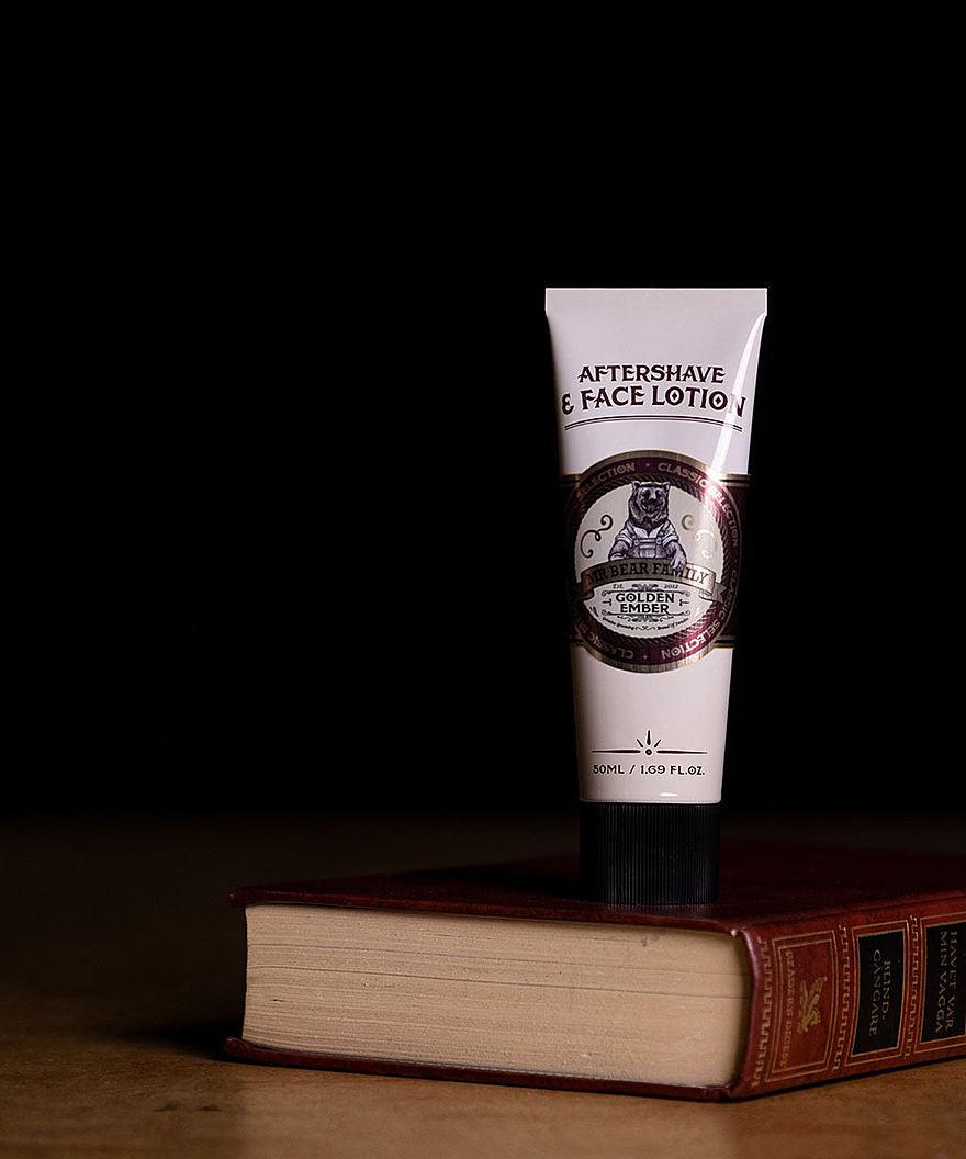 Mr Bear Family Golden Ember Aftershave & Face Lotion-Etterbarberingskrem-JKSHOP