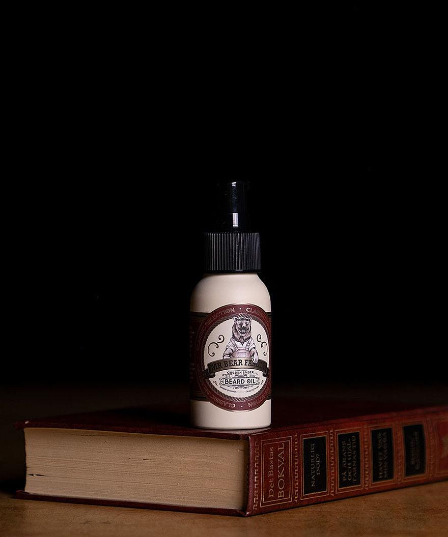 Mr Bear Family Golden Ember Beard Oil-Skjeggolje-JKSHOP