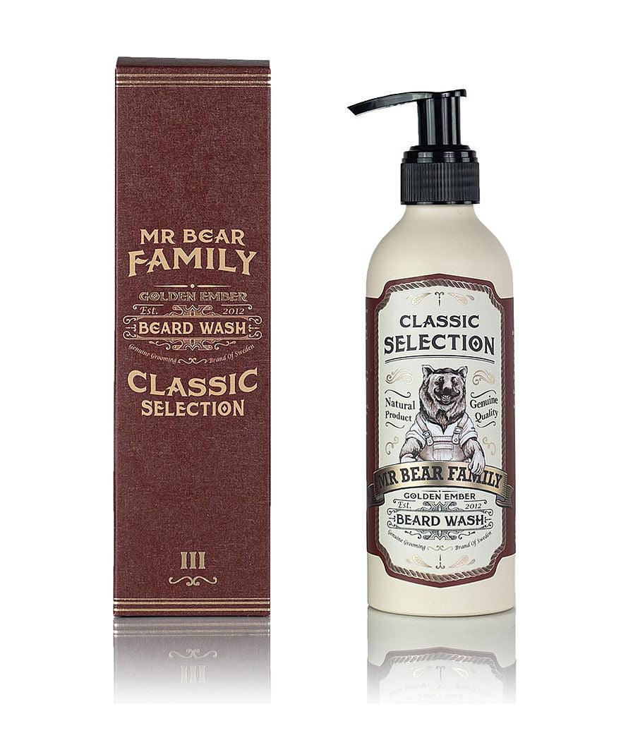 Mr Bear Family Golden Ember Beard Wash-Skjeggsjampo-JKSHOP