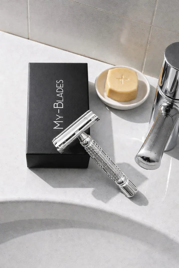 My-Blades Classic Butterfly Safety Razor Set - Barberhøvel - JK-Shop