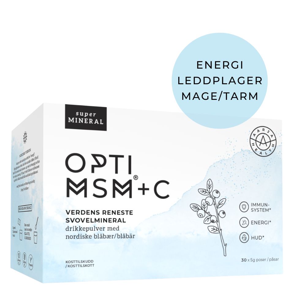 Aarja Health OPTIMSM®, C VITAMIN & BLÅBÆR