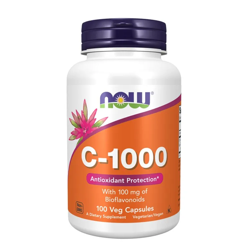 NOW C - 1000 VITAMIN 100 VCAPS - Vitaminer & kosttilskudd - JK-Shop