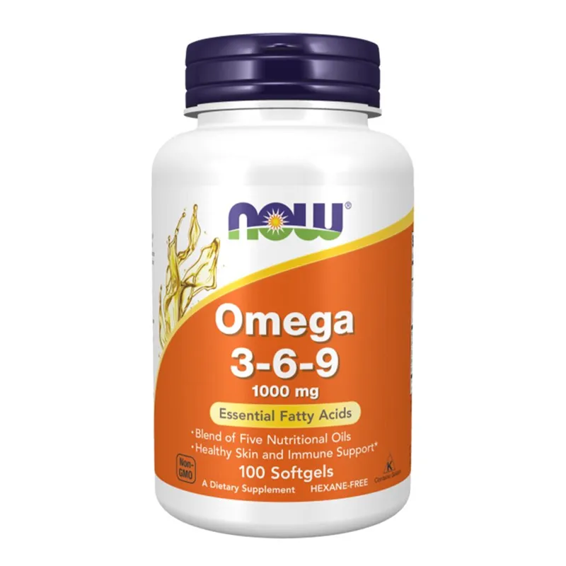 NOW OMEGA 3-6-9 1000 MG 100 SGELS - Omega-3 - JK-Shop