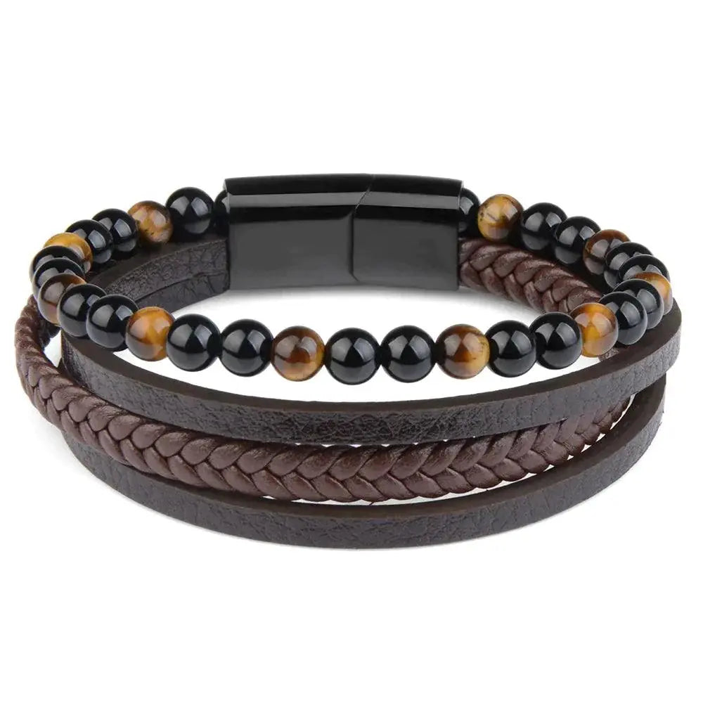 Naturstein perler armbånd-Armbånd-JKSHOP