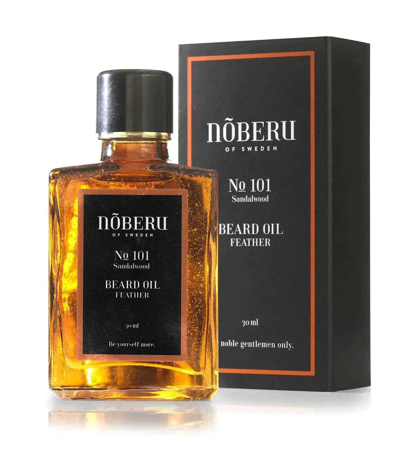 Noberu Skjeggolje Feather - Sandalwood-Skjeggolje-JKSHOP