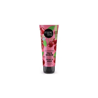ORGANIC CLEANSING FACE SCRUB SHOP GINGER CHERRY 75ML - Renseskum - JK-Shop