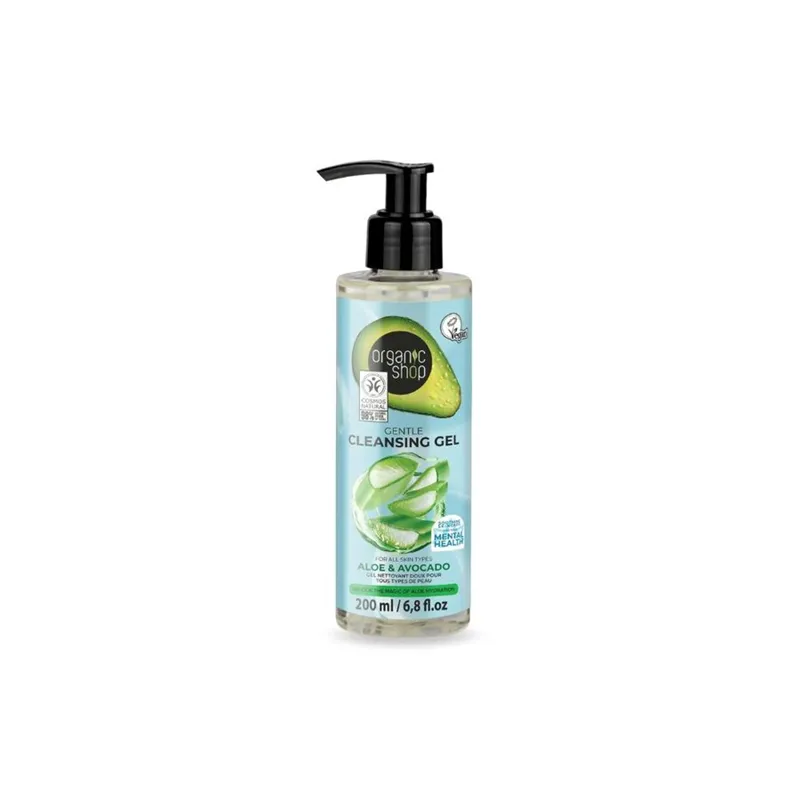 ORGANIC SHOP GENTLE CLEANSING GEL AVOCADO & ALOE 200ML - Shower Gel - JK-Shop