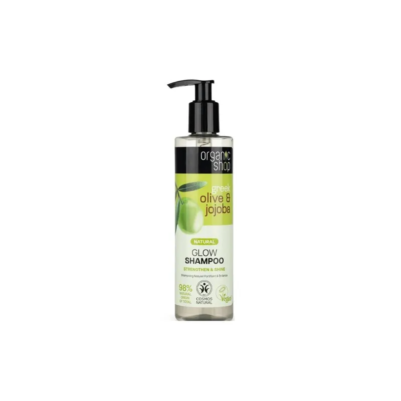 ORGANIC SHOP GLOW SHAMPOO OLIVE & JOJOBA 280ML - Sjampo - JK-Shop