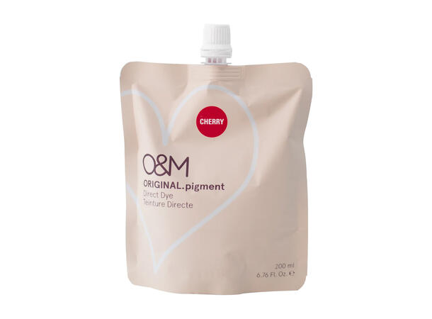 O&M Pigment- Cherry 200ml - Hårfarge - JK-Shop