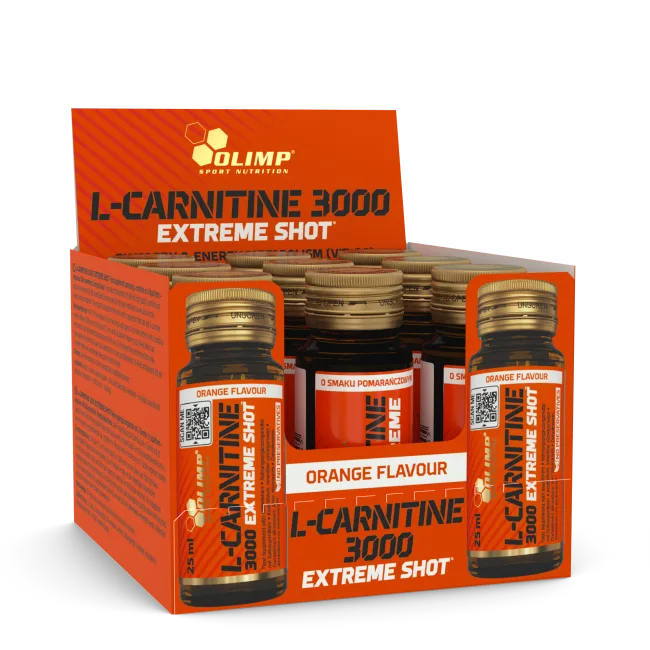 Olimp L-Carnitine 3000 Extreme SHOT, 9x25ml, Cherry - L-Carnitine - JK-Shop