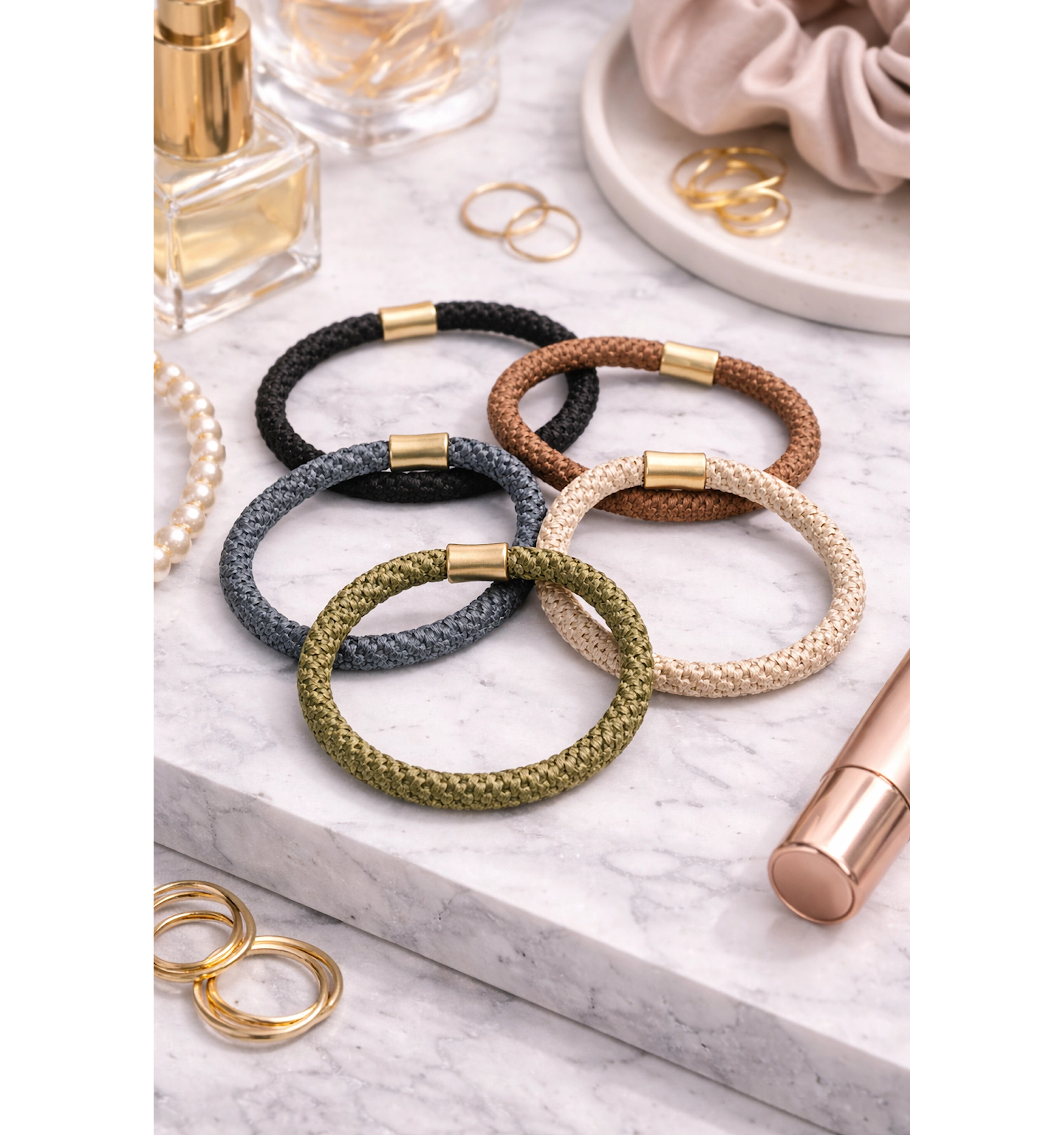 OnFleek Hoops Thin Luxe - Hårstrikk - JK-Shop
