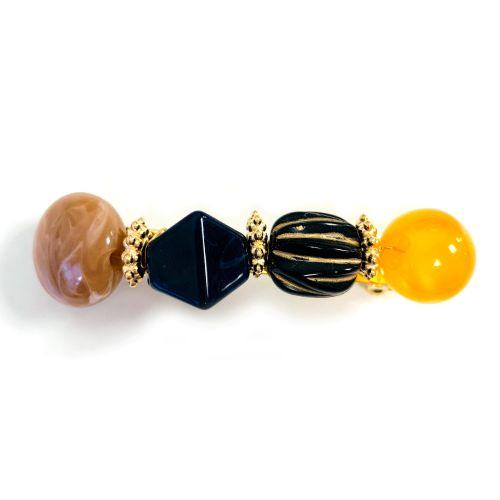 OnFleek, Stone Clip Yellow-Hårspenne-JKSHOP