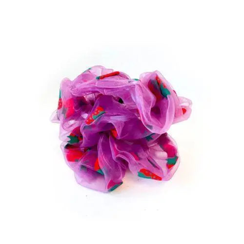 Organza Scrunchie Mønster-Hårstrikk-JKSHOP