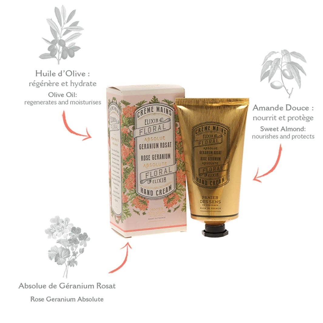 Panier Absolute Håndkrem Rose Geranium serie - Håndkrem - JK-Shop