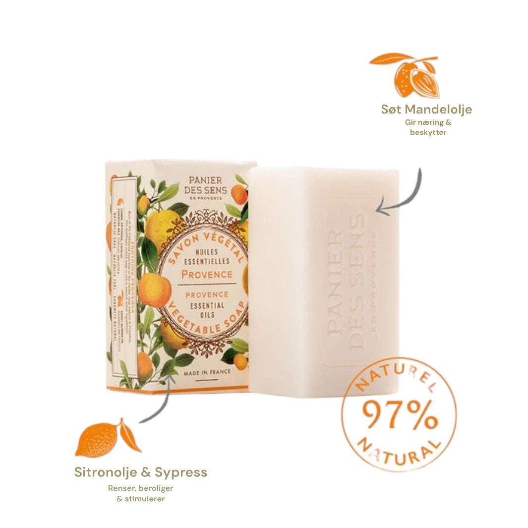 Panier Essensielle Ekstra mild såpe - 5 dufter - Såpe - JK-Shop