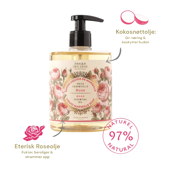Panier Essensielle Flytende Såpe - 5 dufter - Såpe - JK-Shop