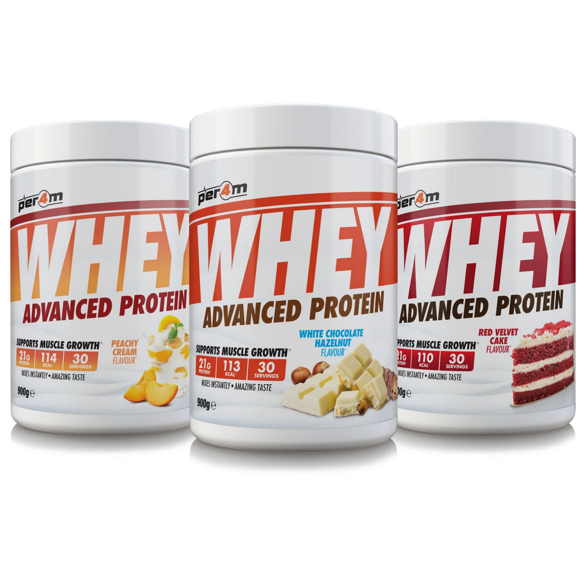 Per4M Whey Protein, 900g - 14 smaker - Proteinpulver - JK-Shop