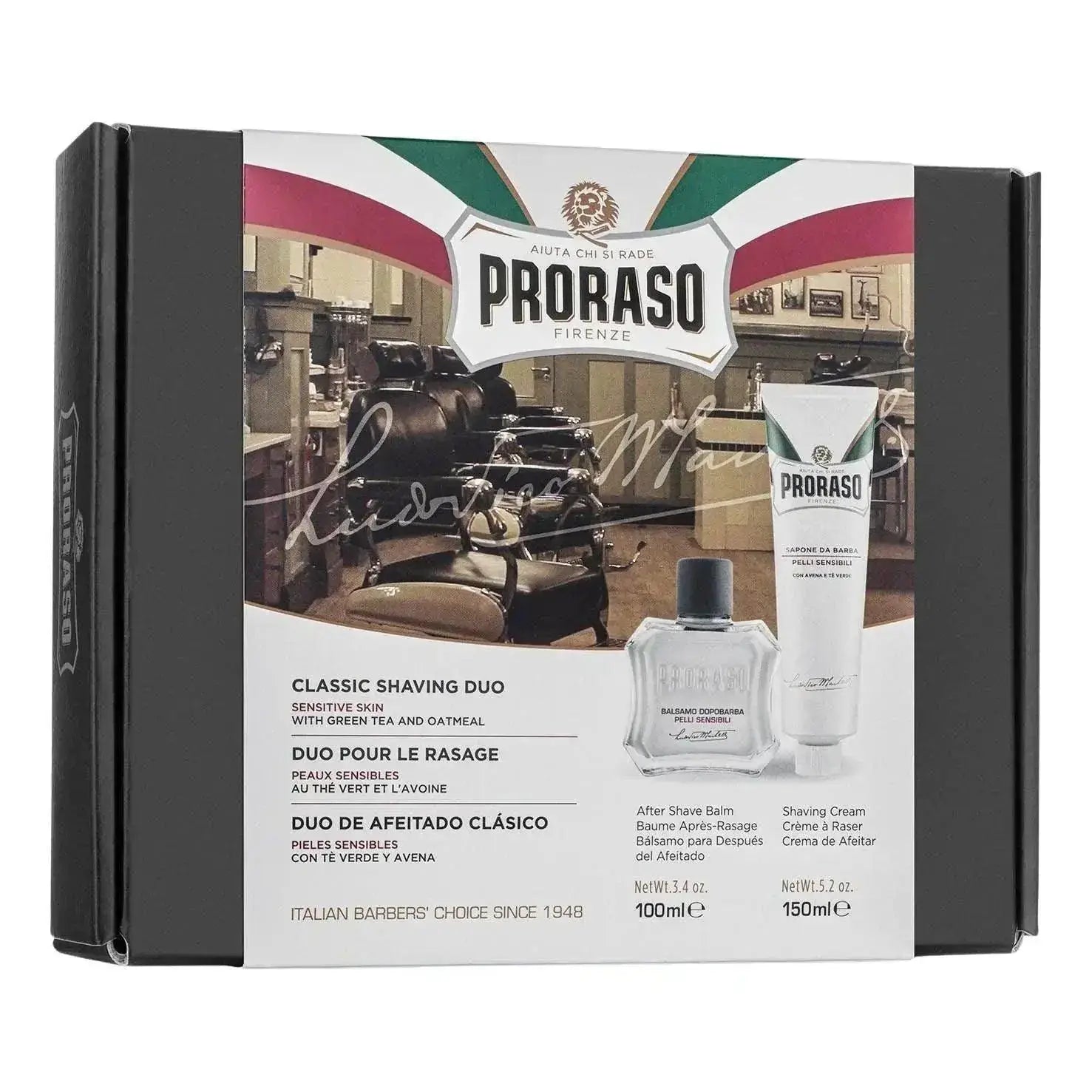 Proraso Duo Pack barberkrem og aftershave balm-Barbersett-JKSHOP