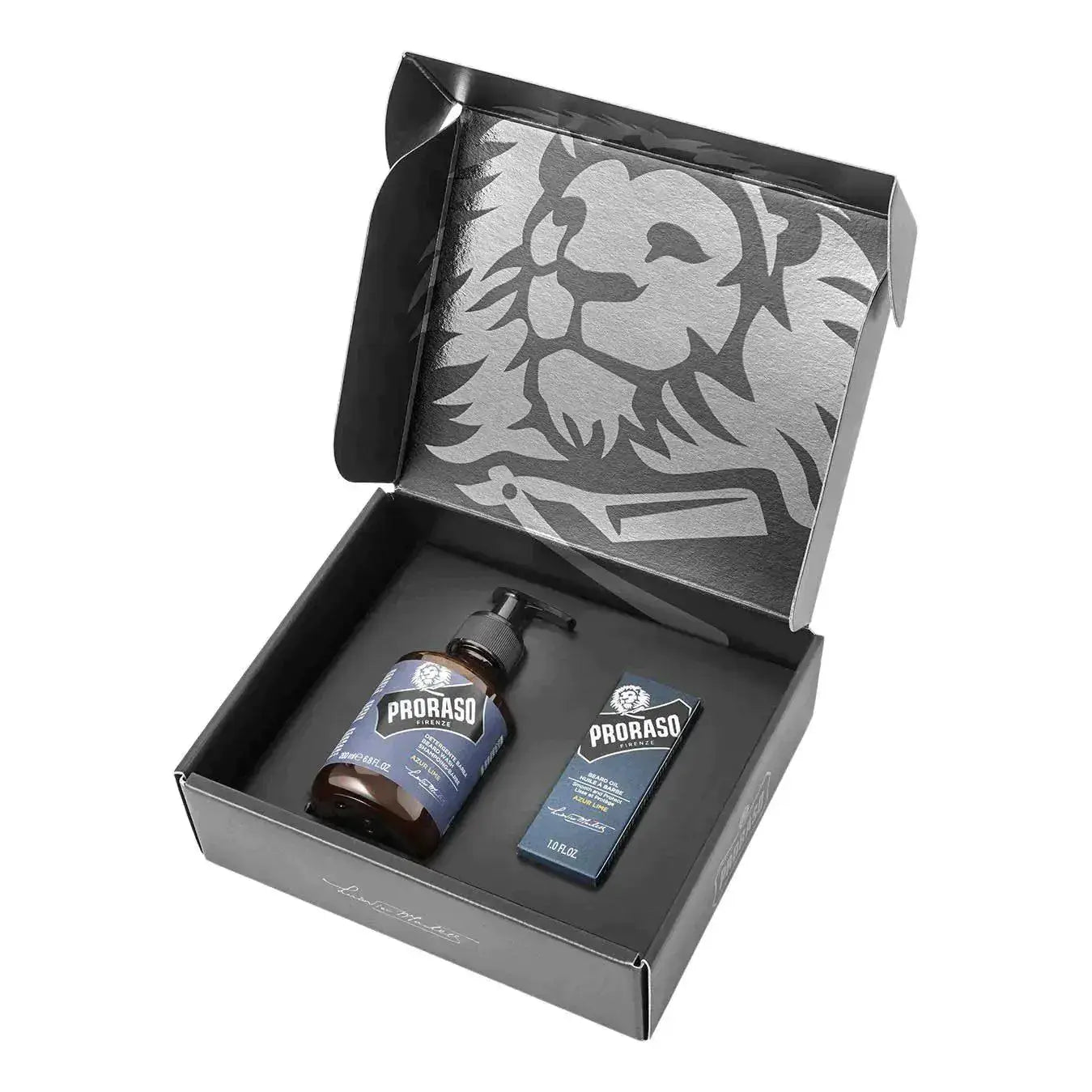 Proraso Duo skjeggsjampo og skjeggolje Azur Lime-Skjeggsett-JKSHOP
