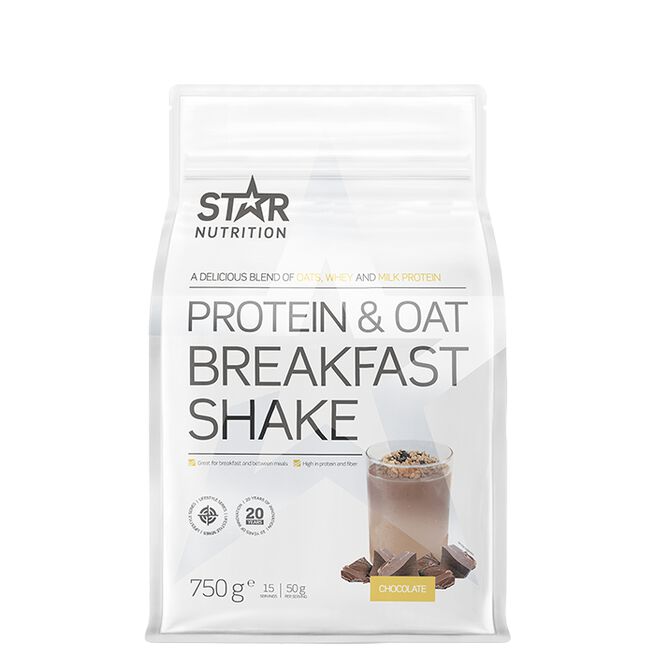 Protein & Havre Måltidserstatning Shake 750 g - Blandet protein - JK-Shop
