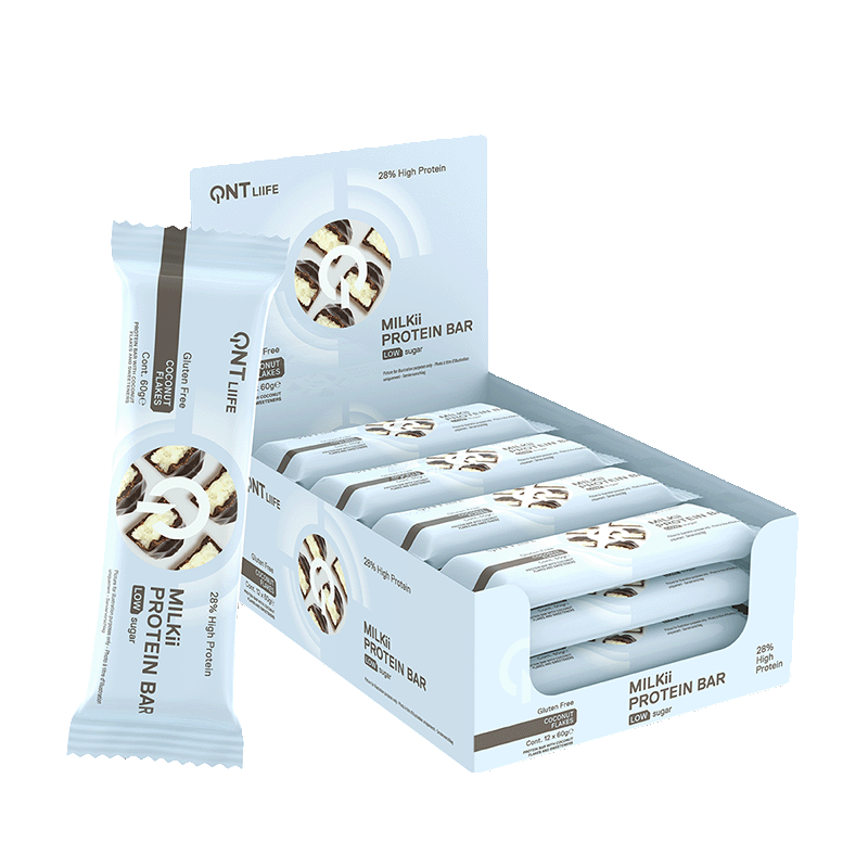 QNT Milkii Protein Bar, 12x60g, Brownie -  - JK-Shop