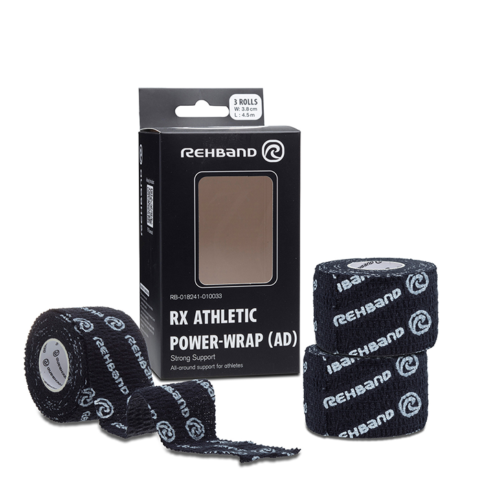 REHBAND RX Athletic Power Wrap Sportsteip 38 mm x 4,5 m - Grep - JK-Shop