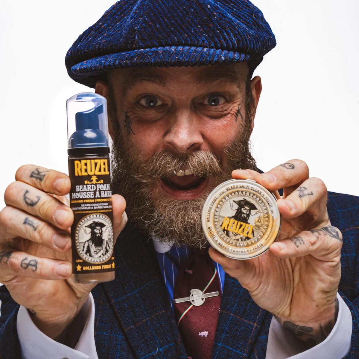 Reuzel Clean & Fresh Beard Foam-Skjeggfoam-JKSHOP