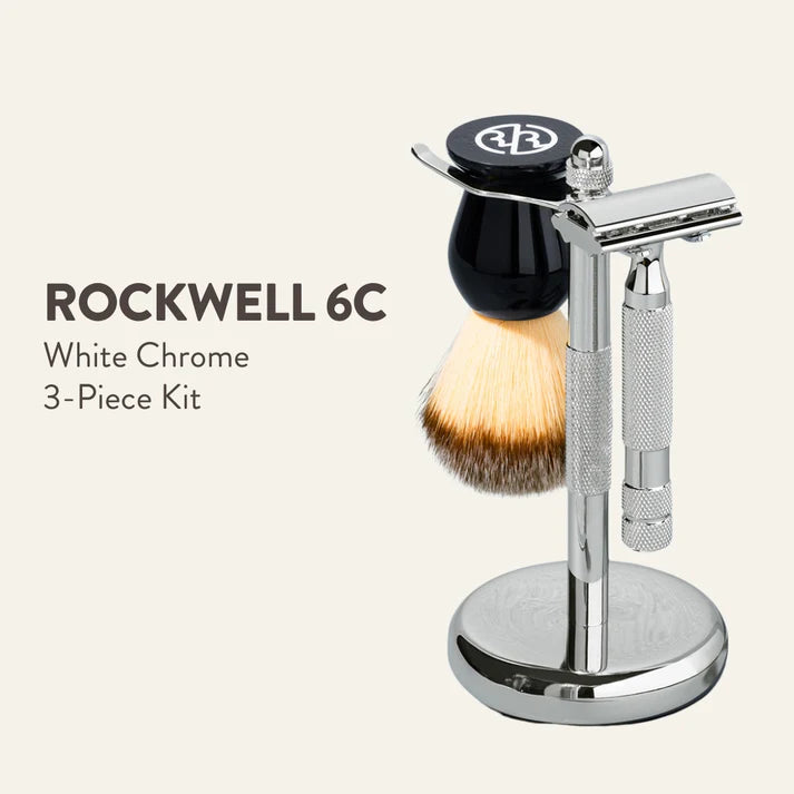 Rockwell, Razor 3-Piece Gift Set (6C White Chrome) -  - JK-Shop
