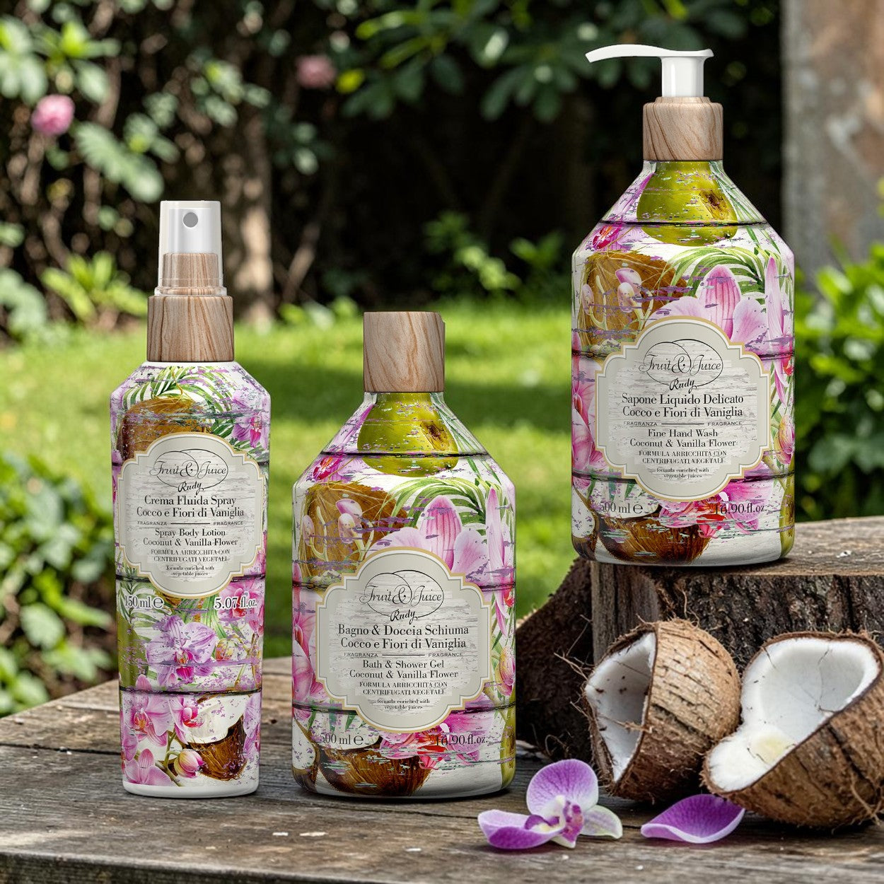 Rudy Profumi Fruit & Juice Bath & Shower Cream - 6 dufter - Dusjkrem - JK-Shop