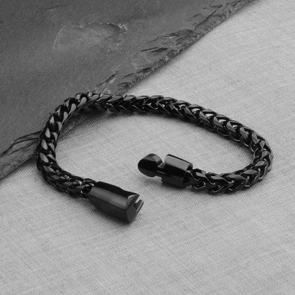 Rustfritt stål vintage kjedekobling armbånd-Armbånd-JKSHOP