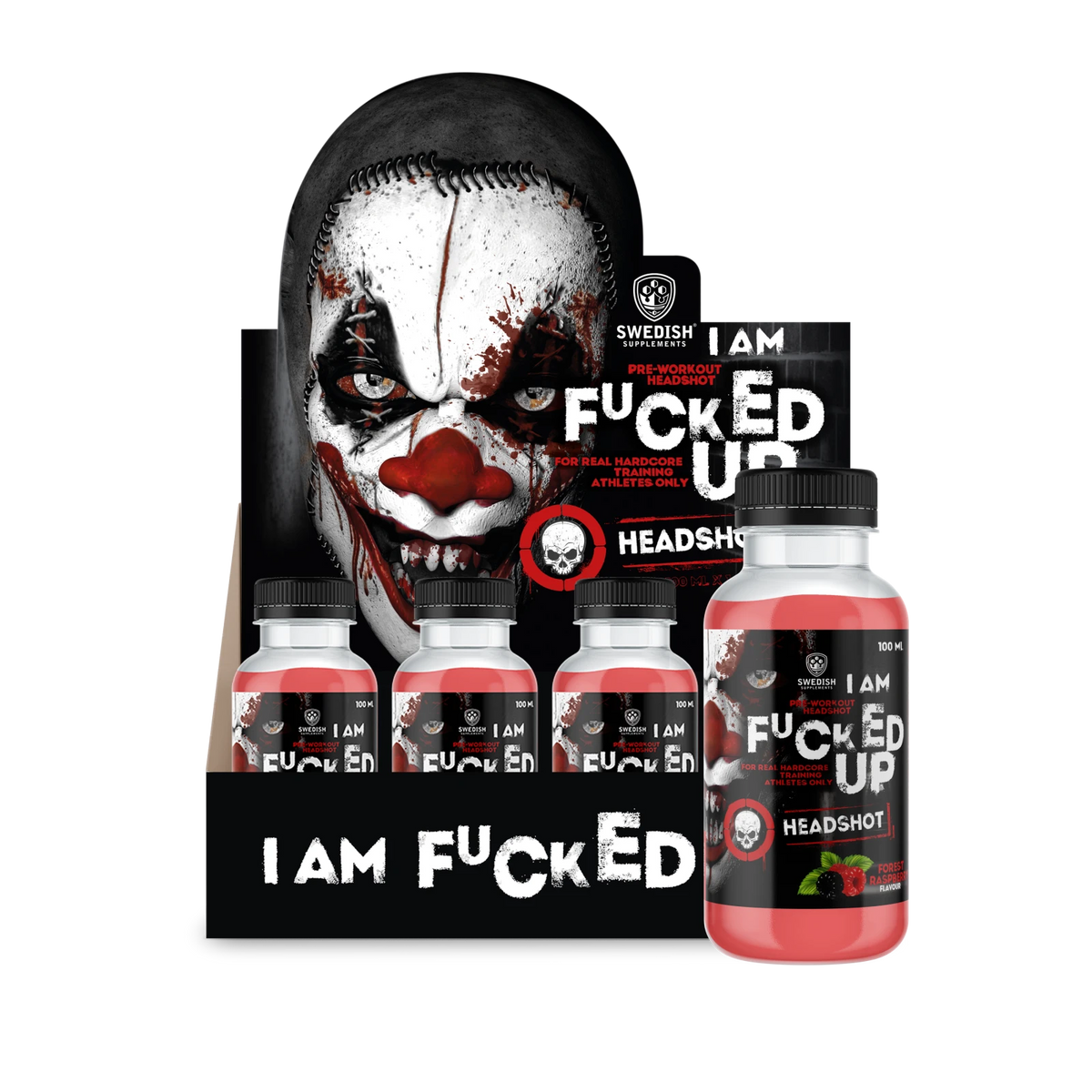 SS Fucked Up Headshot, 16x100ml - 2 smaker - Energi Drikke - JK-Shop