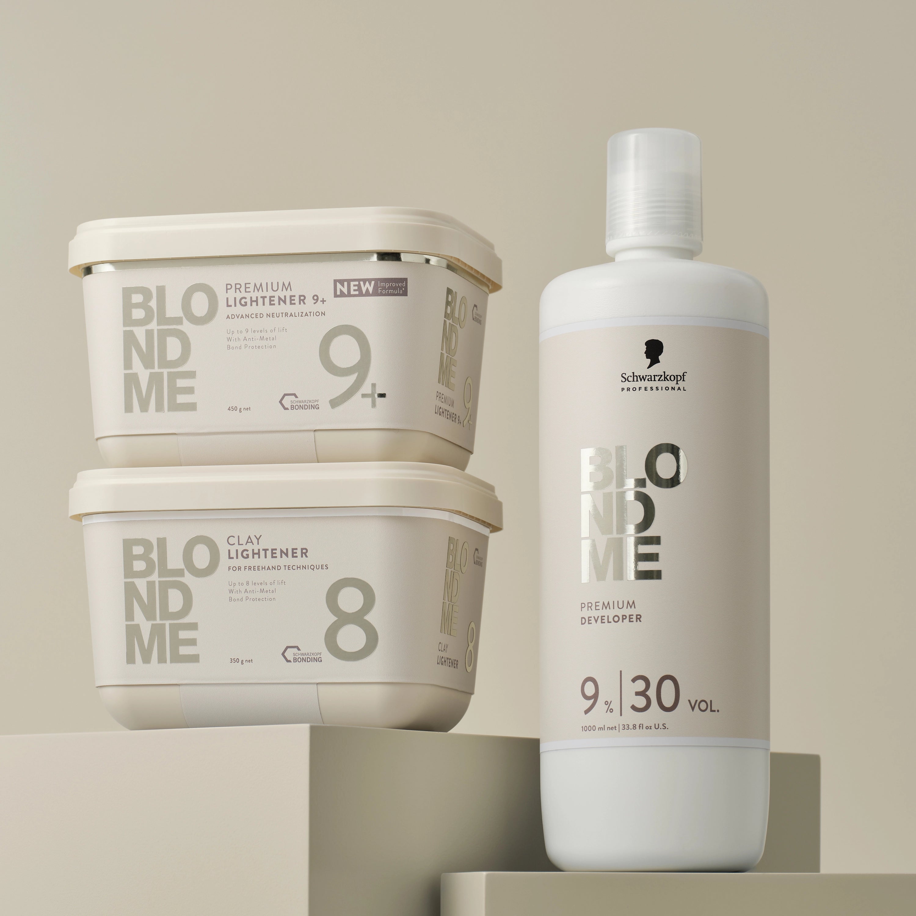 Schwarzkopf, BlondMe Clay Lightener 350g - Hårbleking - JK-Shop
