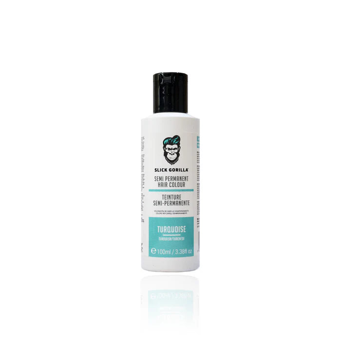 Slick Gorilla Hair Colour Turquoise 100ml - Hårfarge - JK-Shop