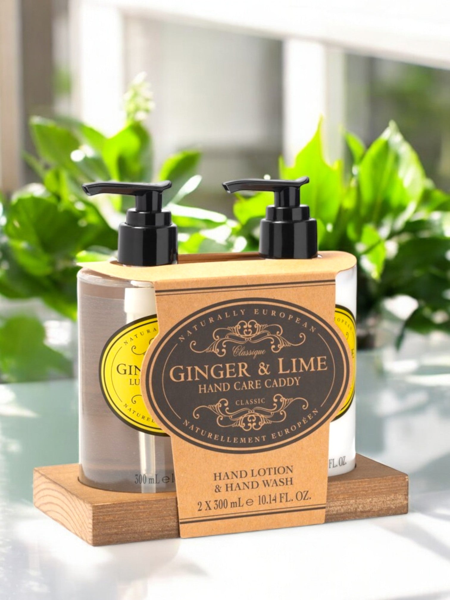 Somerset Naturally European Hand Care Caddy 2x300ml - 2 dufter - Såpe - og lotionsett - JK-Shop