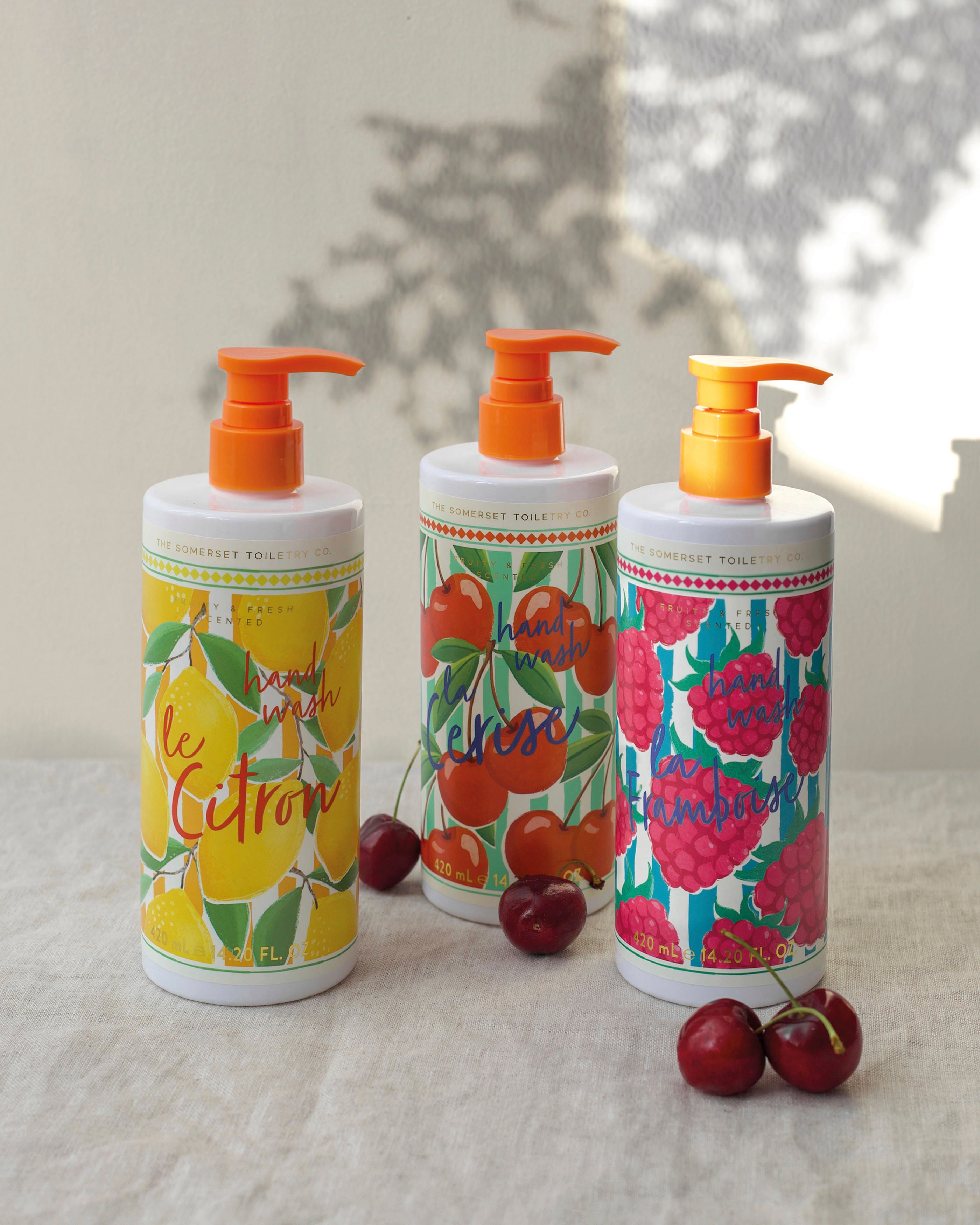Somerset Sesongvarer Fruity Stripes Hand Wash - 3 dufter - Håndsåpe - JK-Shop
