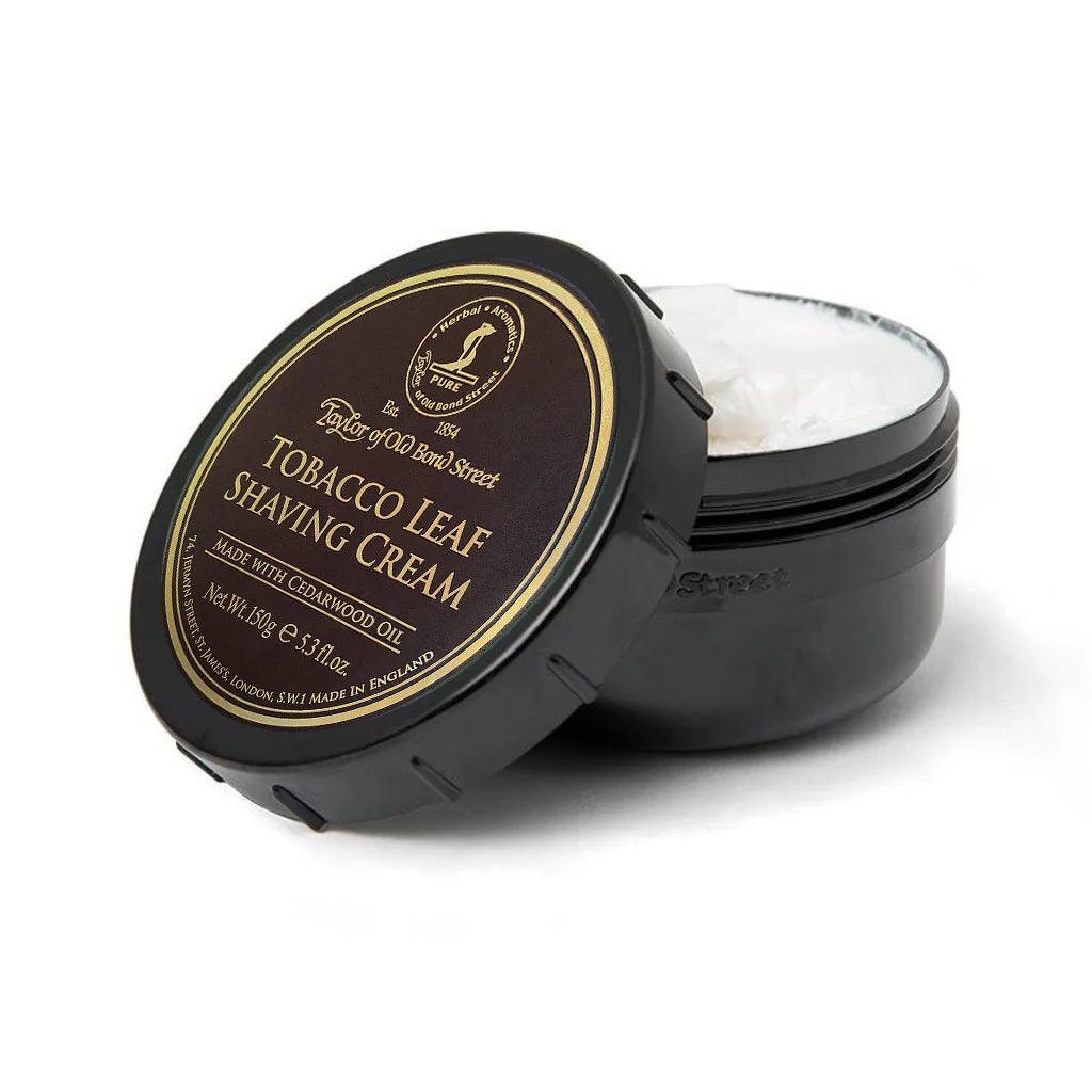 Taylor of old Bond Street, Tobacco Leaf Shaving Cream Bowl-Barberkrem-JKSHOP