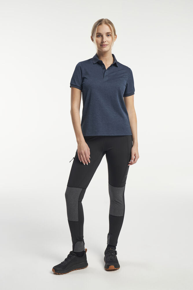 Tenson Txlite Melange Polo Woman - Pikéskjorte - JK-Shop