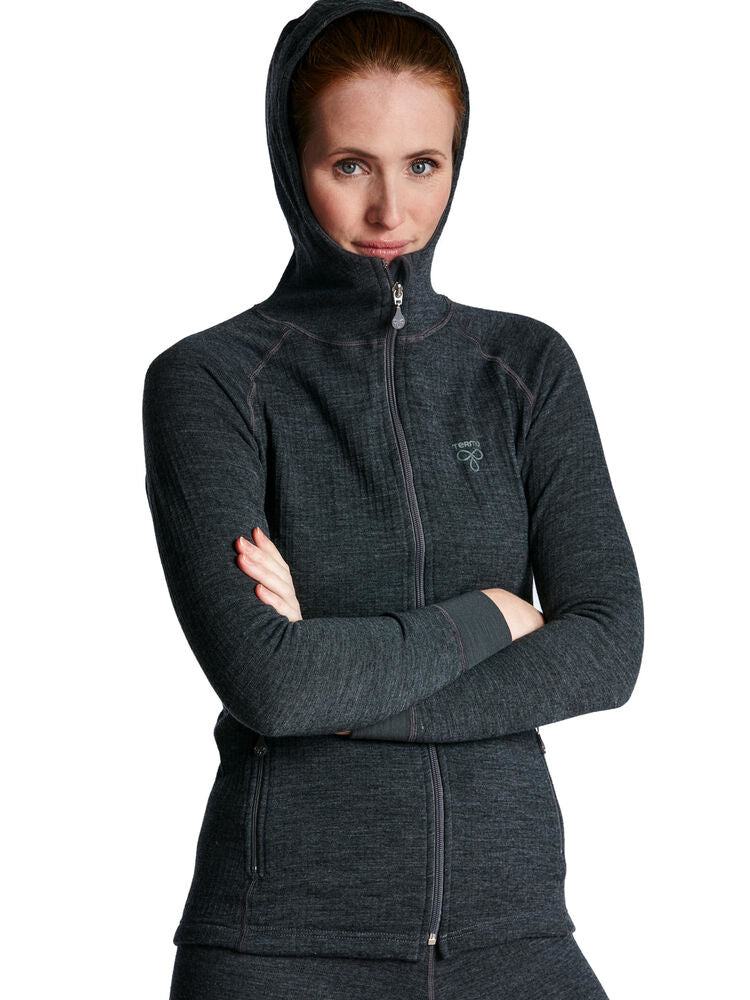 Termo Wool Original 2.0 Hoodie full zip W - Hettegenser - JK-Shop