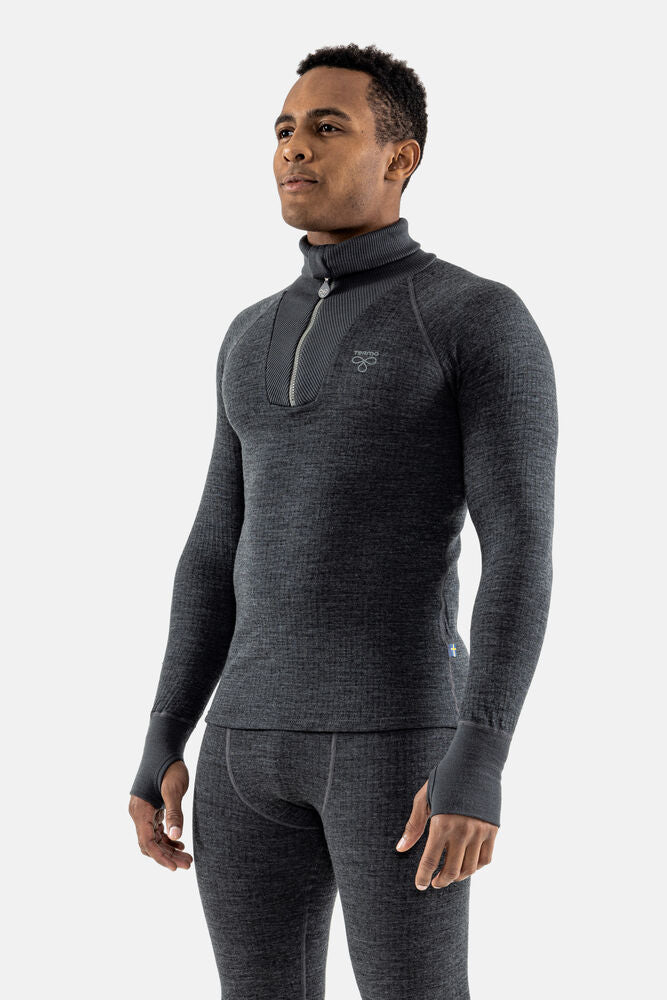 Termo Wool Original 2.0 Roll-neck w. Zip M - Genser - JK-Shop