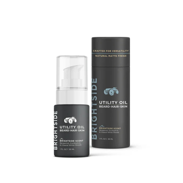 BrightSide Utility Oil: Beard + Hair + Skin