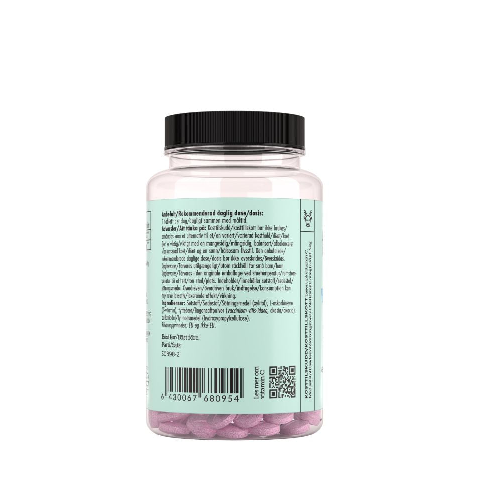 VITAMIN C & TYTTEBÆR FOR BARN - Vitaminer og kosttilskudd - JK-Shop