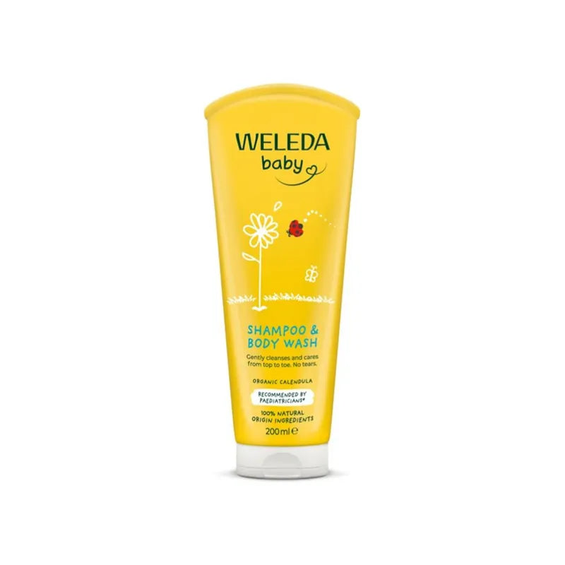 Weleda baby calendula shampoo & body wash 200 ml - Dusjkrem - JK-Shop