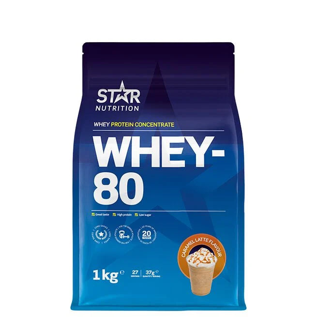 Whey-80 Myseprotein 1 kg Naturell -  - JK-Shop