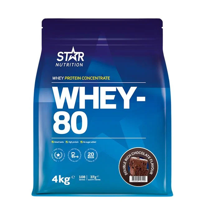 Whey-80 Myseprotein 4 kg - Whey protein - JK-Shop